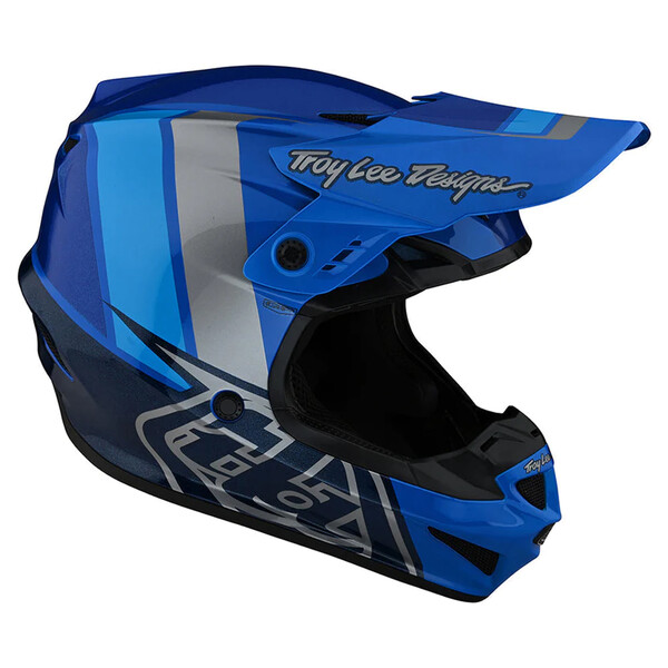 Troy Lee Designs - Casque GP Nova Bleu / Bleu foncé / Argent