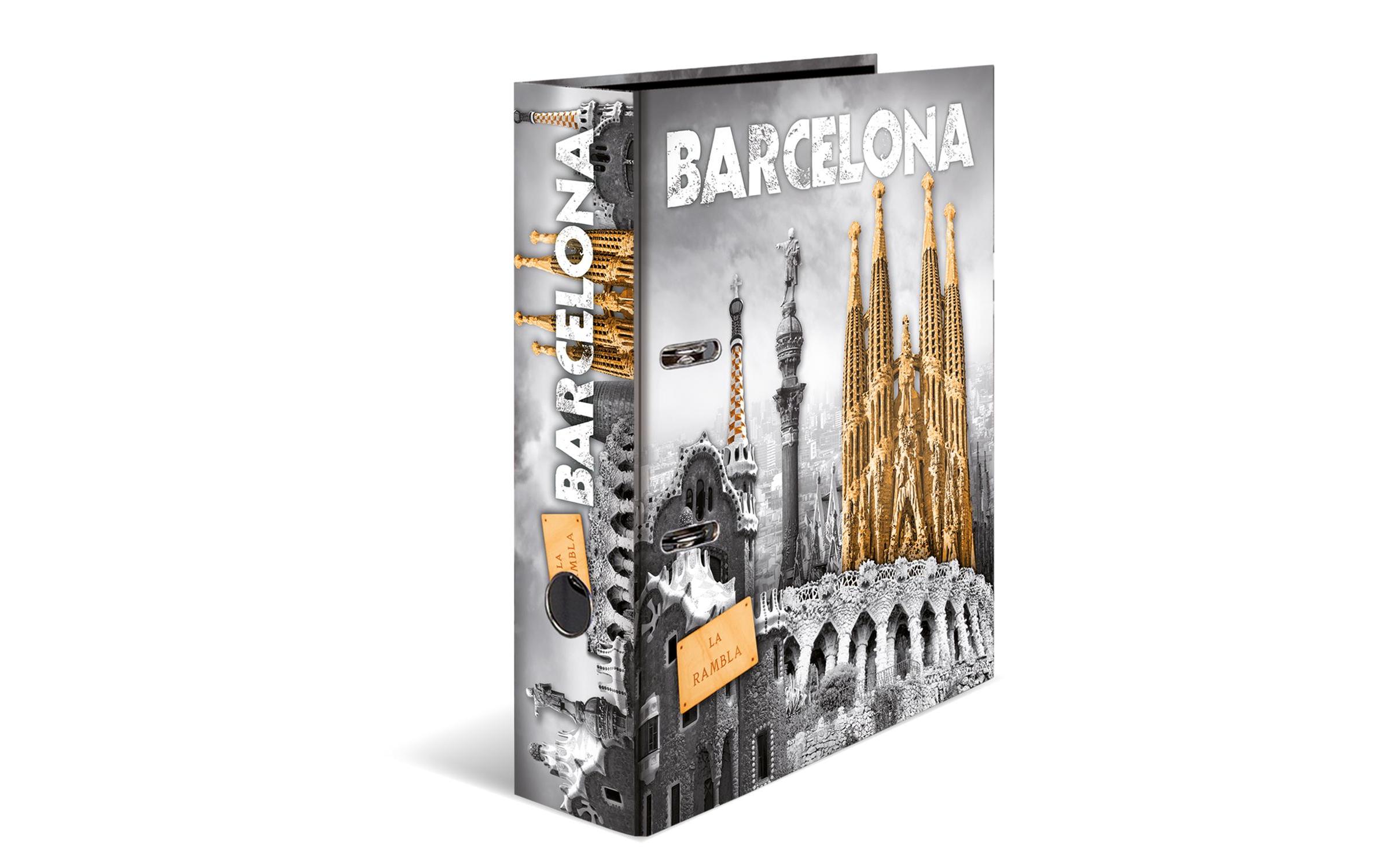 Ordner Barcelona 7 cm, MehrfarbigOrdner 7 cm