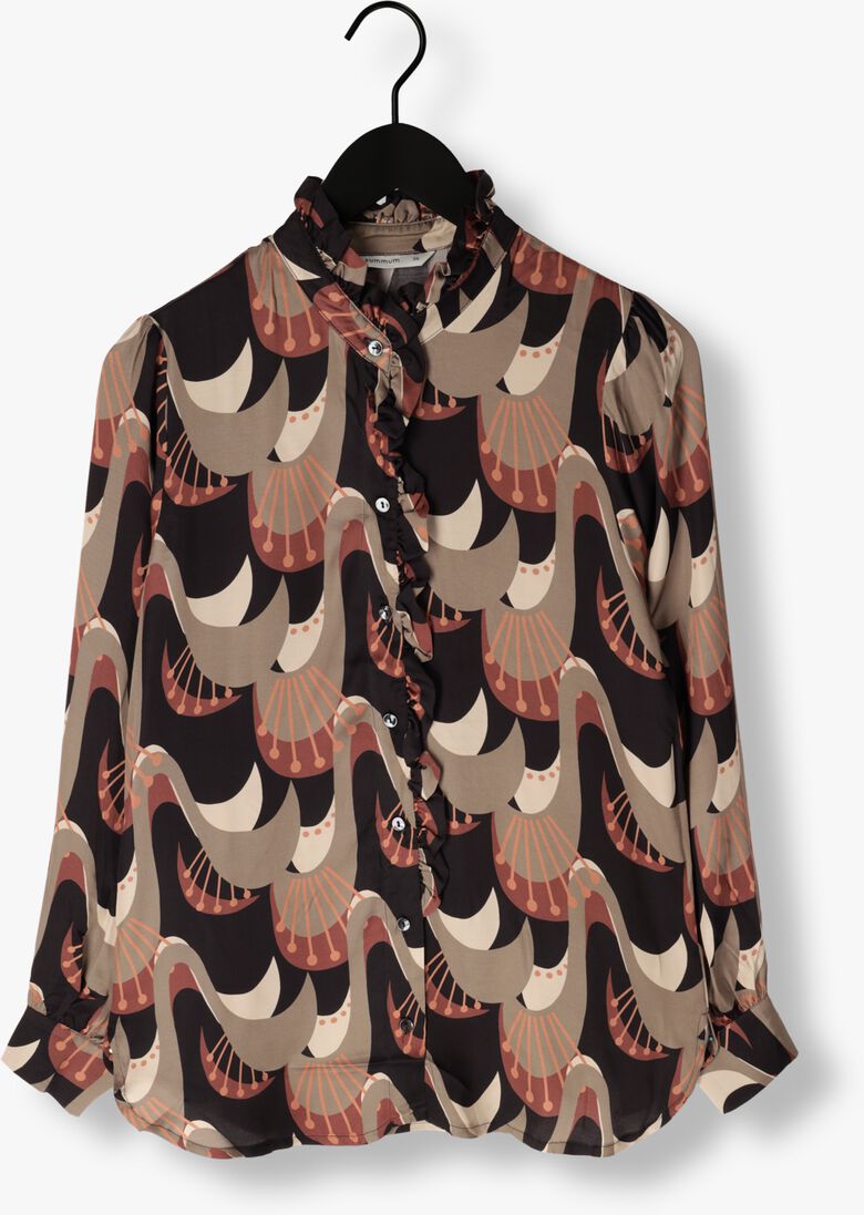 SUMMUM multi summum blouse blouse abstract peacock