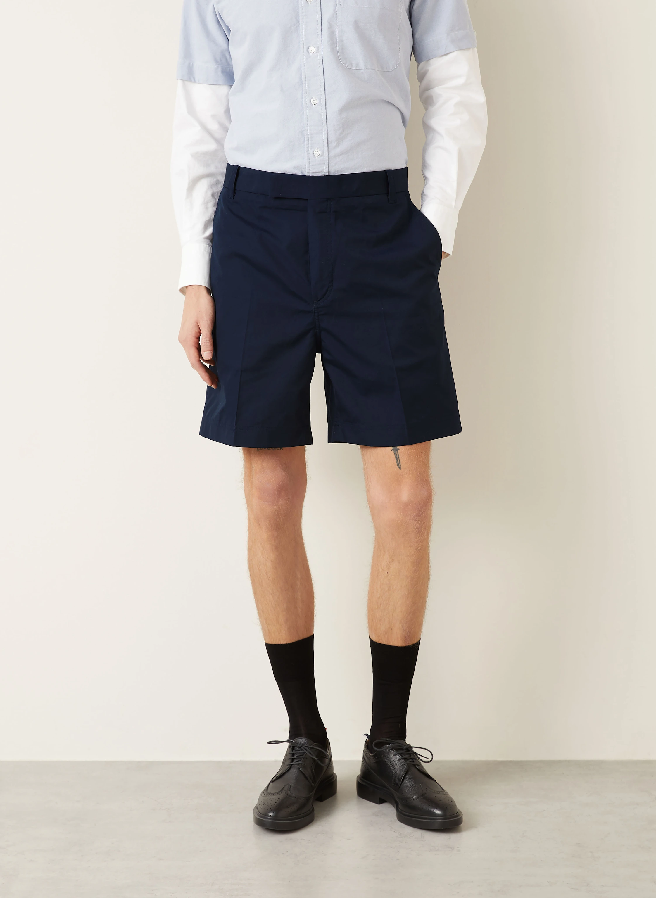 THOM BROWNE. Chinoshorts Extra Slim Fit
