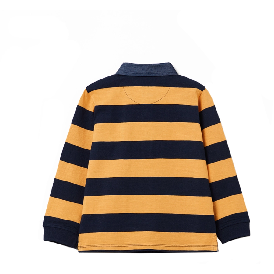 OVS Poloshirt Artisan Gold gestreift