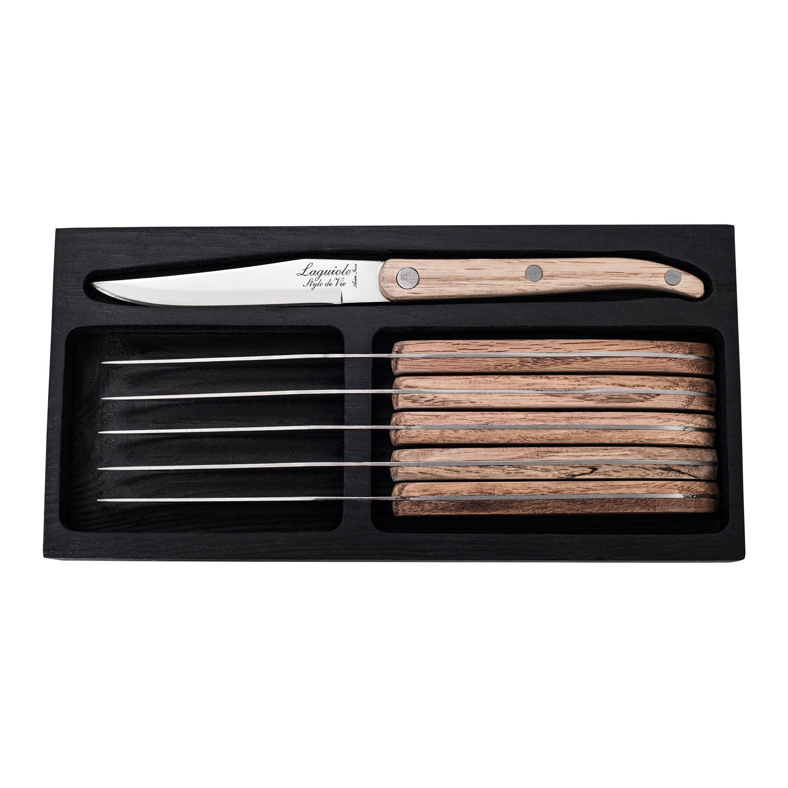 Laguiole Style de Vie Innovation Line Steakmessen 6 st.