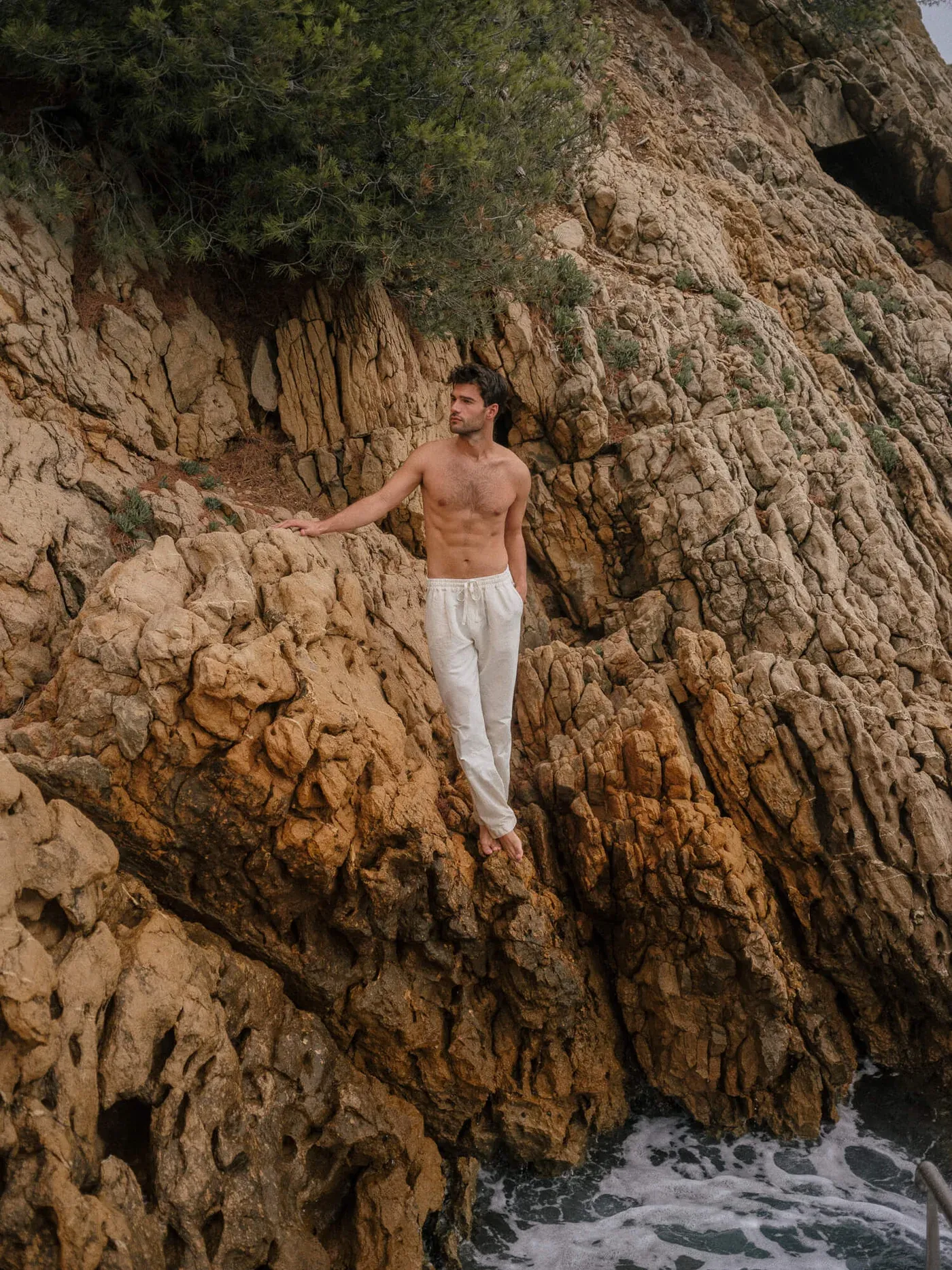 Pantalon en lin Apnee