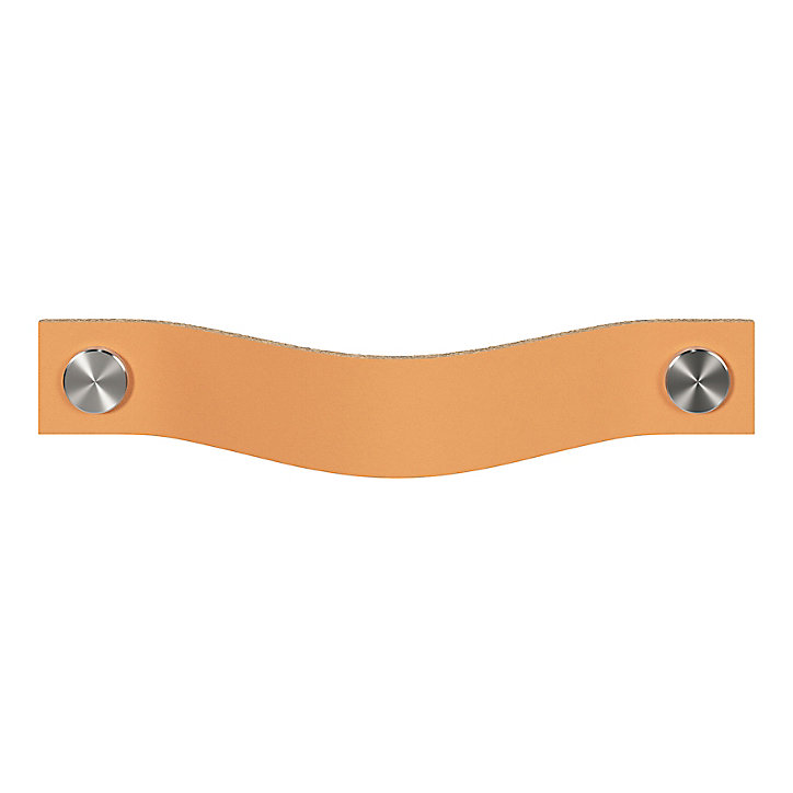 Poignée de meuble nœud GoodHome Hezo marron claire l.15.3cm x h.2.4cm x p.2.5cm