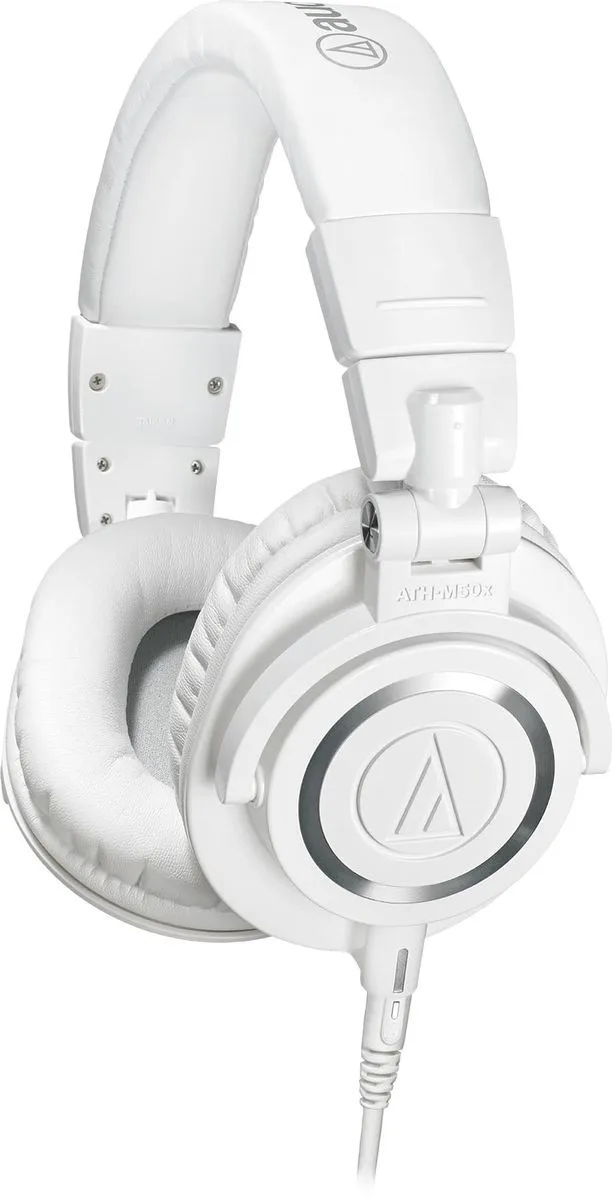 Audio-Technica ATH-M50X Blanc Casques hi-fi