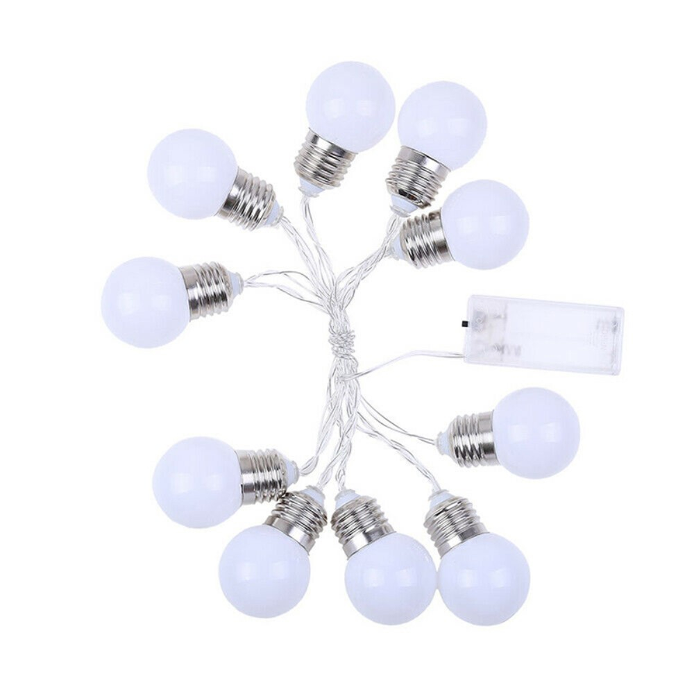 (6m) 40 LED's Deko Lichterkette Glühbirnen Beleuchtung (Batteriebetrieben) - Bunt