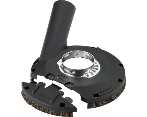 Stofafzuigkap met borstelkrans voor haakse slijpers 115/125mm