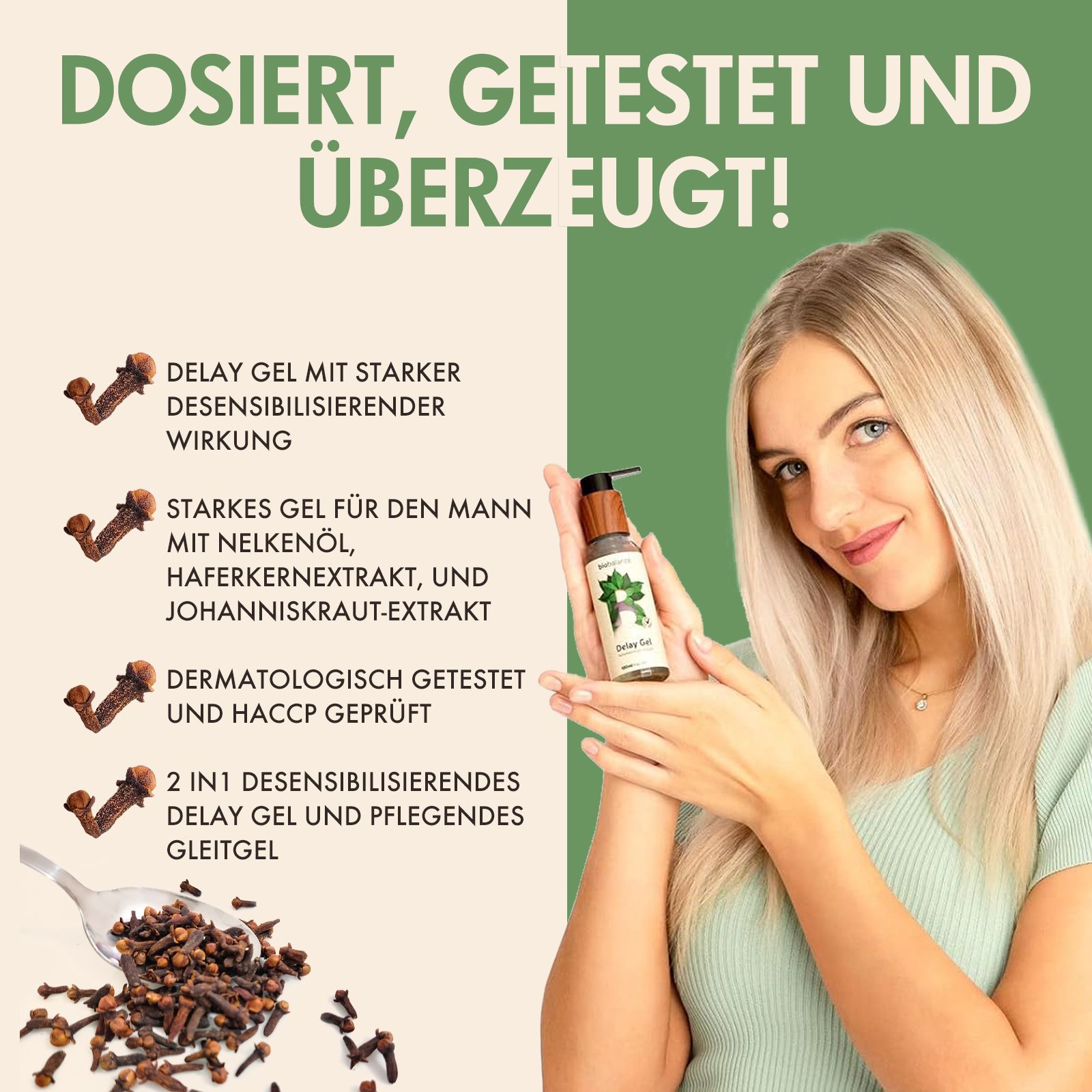 BIO BALANCE Delay Gel mit Nelken-Öl