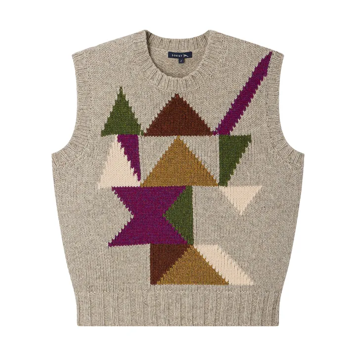 Soeur Pull Sans Manches Arty Laine | Beige