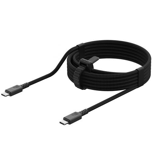 (3m) 100W Next Gen Cable USB C auf USB C Ladekabel Nylon Datenkabel UltraCharge  PD (CX3081) - Schwarz