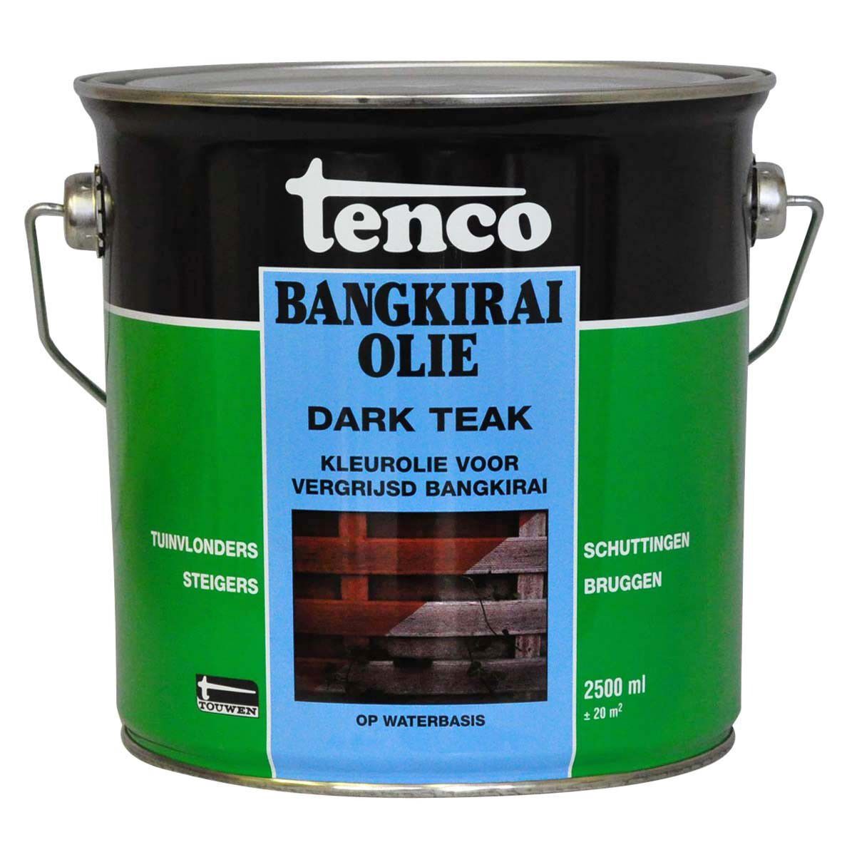 Tenco - Bangkiraiolie - 2.5 Liter - Dark teak