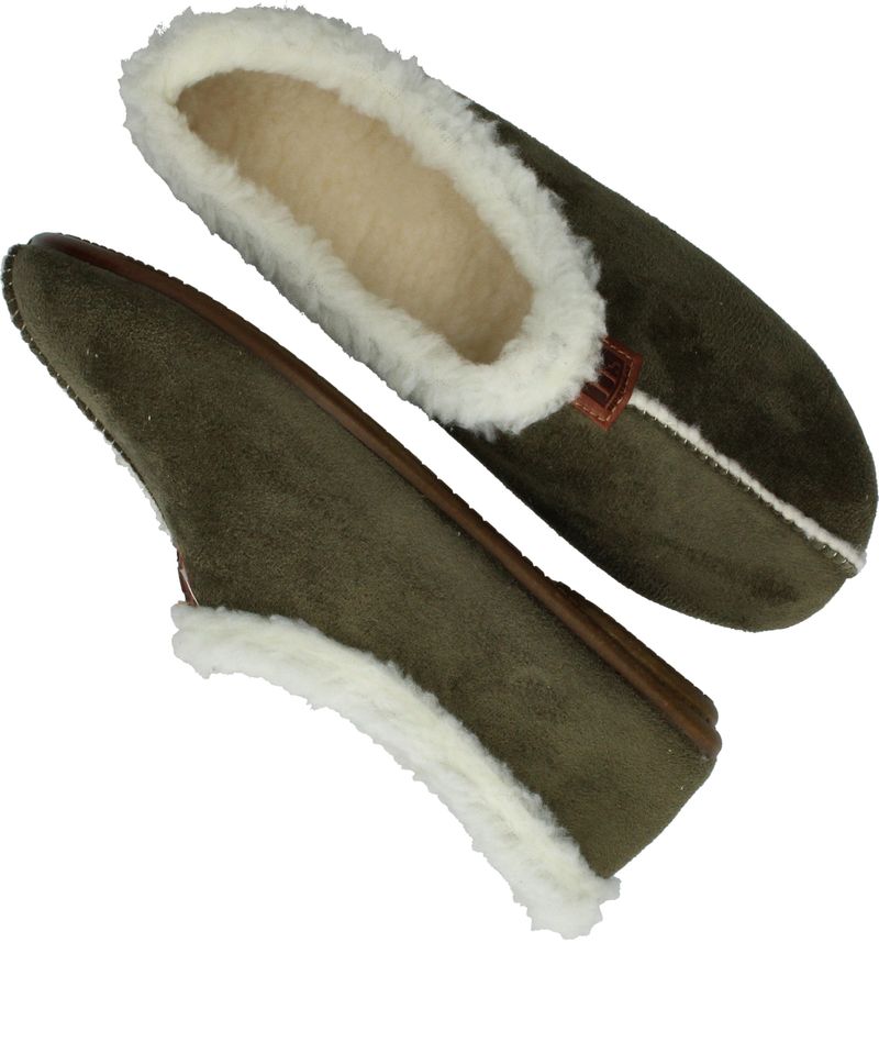 Belizia Pantoffels Groen Dames