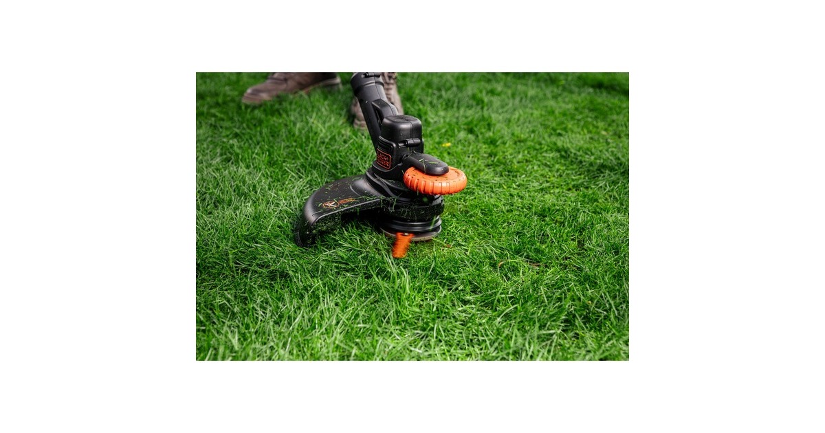 BLACK+DECKER18V AFS grastrimmer met accu  (Zwart/oranje, 28 cm accu inbegrepen)