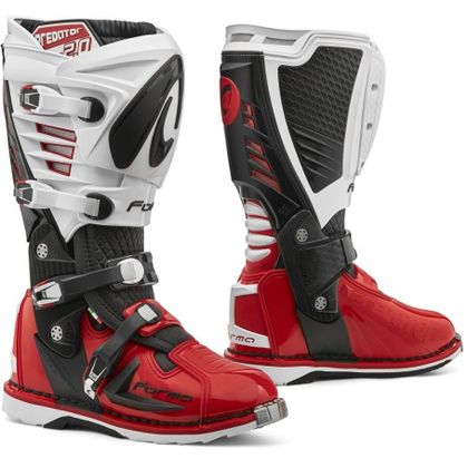 Bottes cross Forma PREDATOR 2.0 NOIR/BLANC/ROUGE 2023 - Noir / Blanc