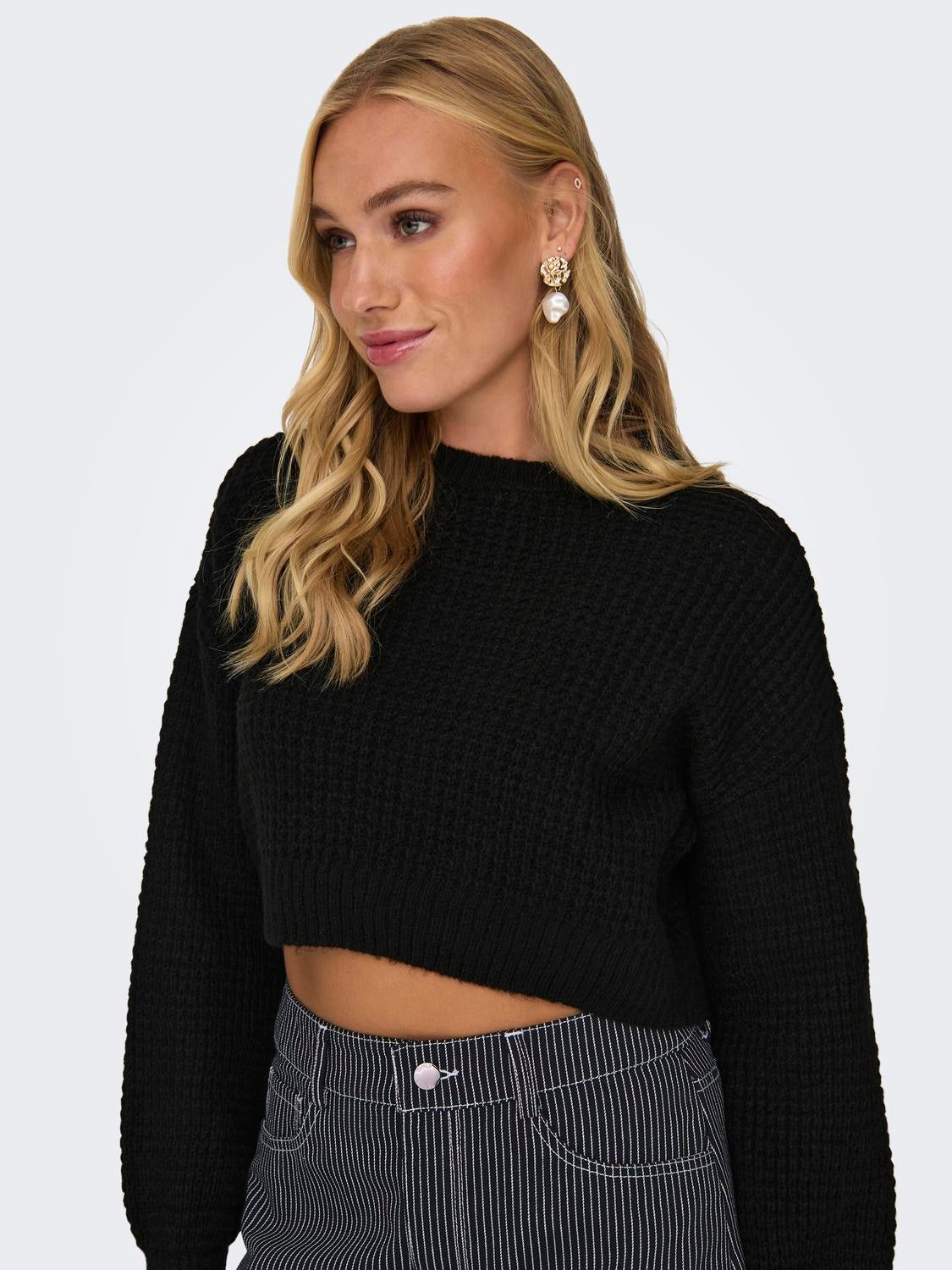 ONLMIKANI Strickpullover Black