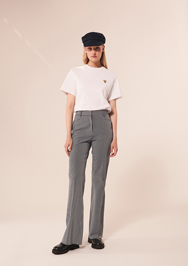 Pantalon Premierbleu nuit à rayures