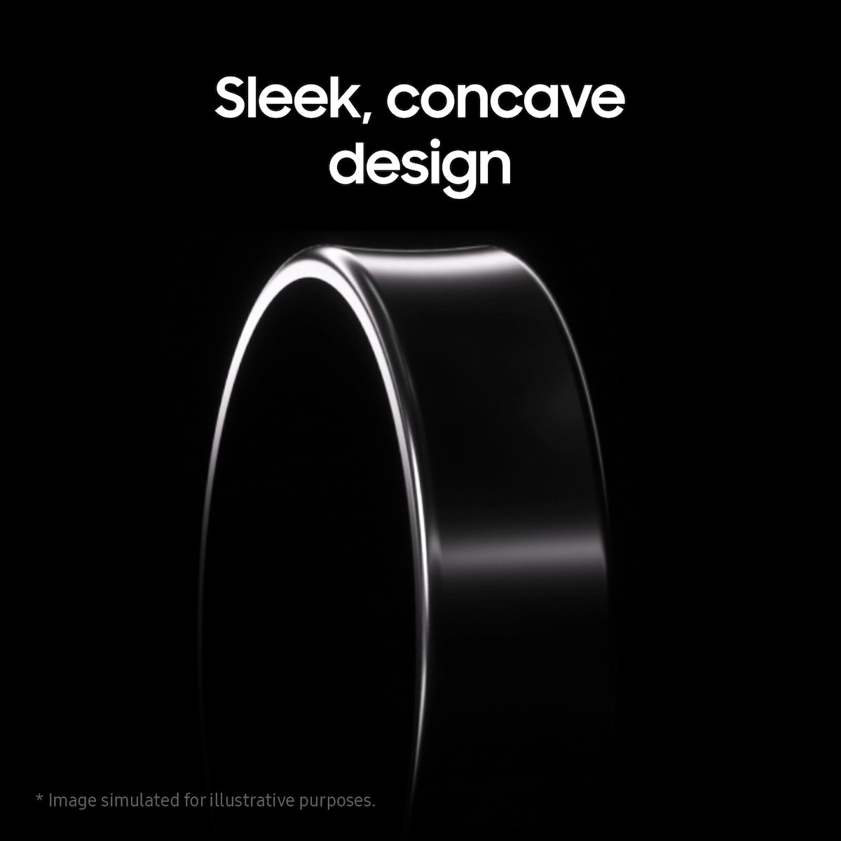 Samsung Galaxy Ring smartring Størrelse 7 (sølv)
