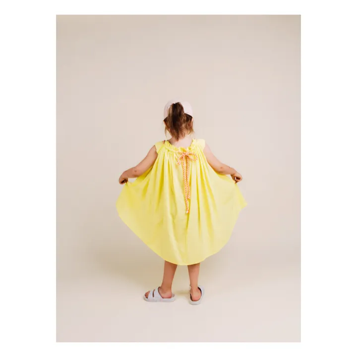 Bonnie & The Gang Robe Dottie Coton Bio | Jaune