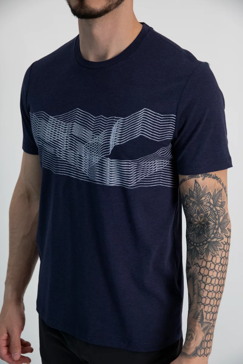 icebreaker Merino Central Classic St. Anton Herren T-Shirt