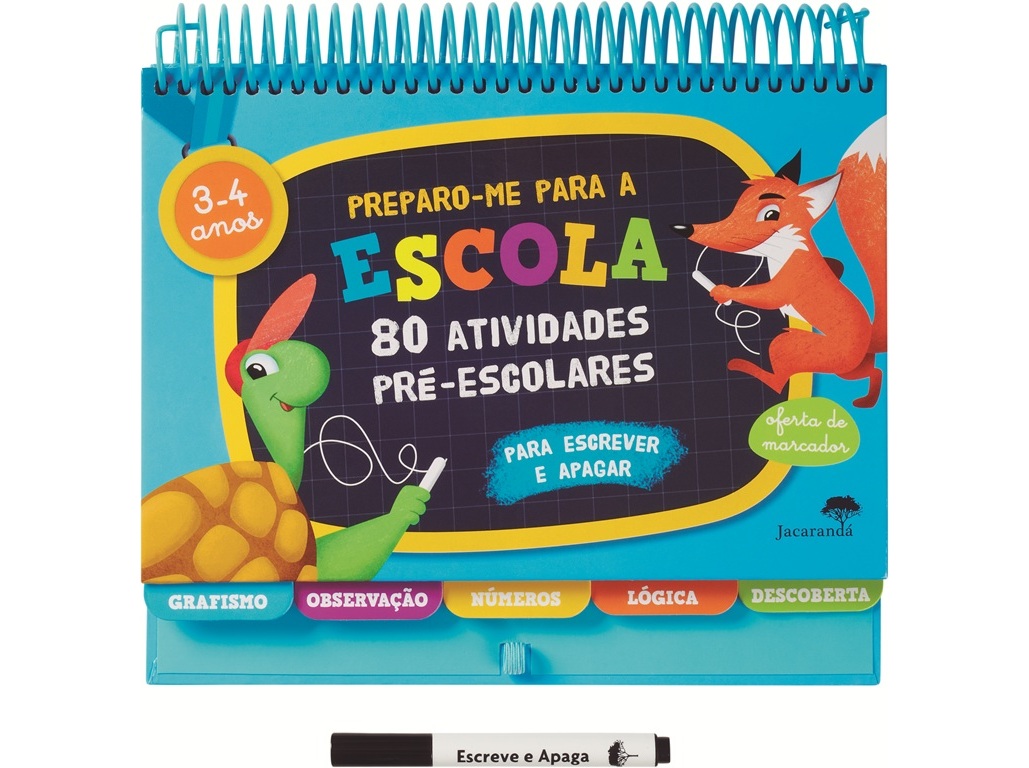 LIVRO PREPARO-ME PARA A ESCOLA 3-4 ANOS
