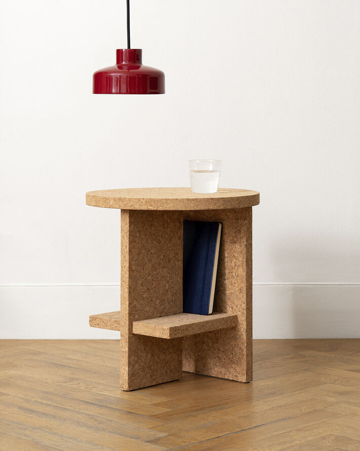 NINE Tee - Side Table Round Oak