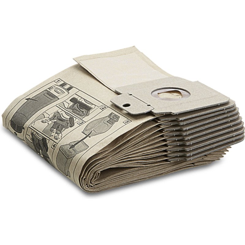Kärcher - Sacs  filtrants papier, 300 Pièce(s), CV 30/1, CV 38/1, CV 38/2, CV 48/2