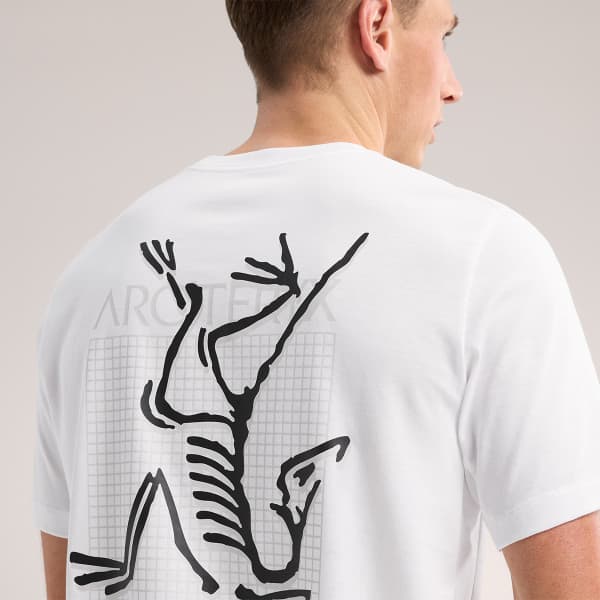 T-shirt randonnée ARC'TERYX ARC'MULTI BIRD LOGO SS M WHITE LIGHT