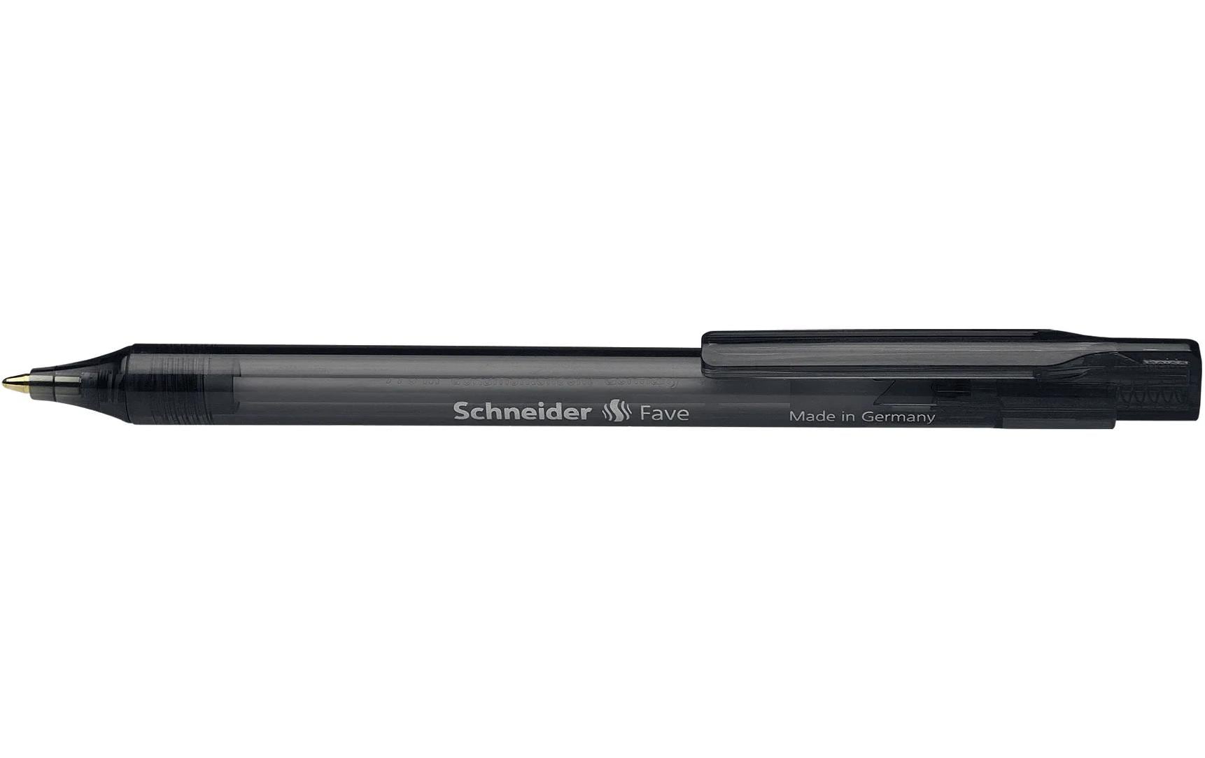 Kugelschreiber Fave 0.5 mm, Schwarz, 50 StückEleganter Kugelschreiber