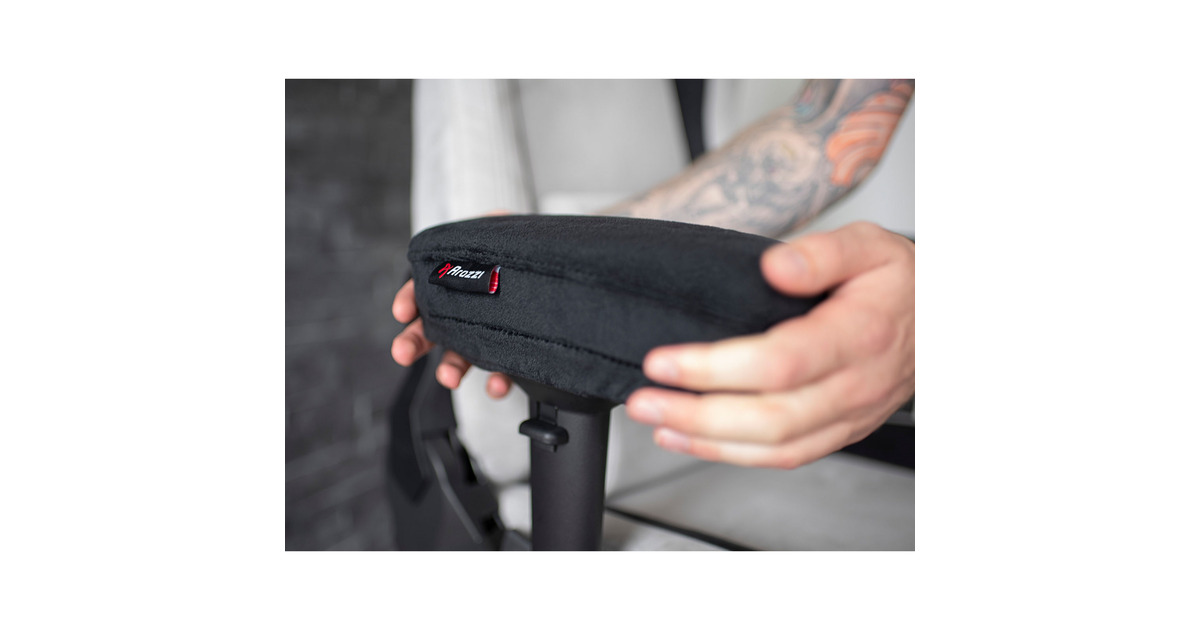 ArozziMemory Foam Armrest Pads polssteun  (Zwart)