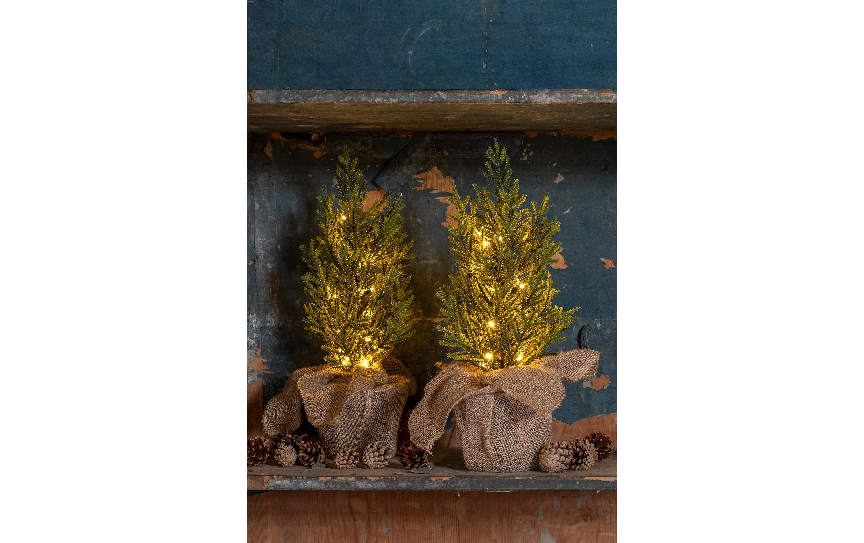 Weihnachtsbaum Nordic Tree, 45 cm, GrünTannenbaum mit integrierter Beleuchtung