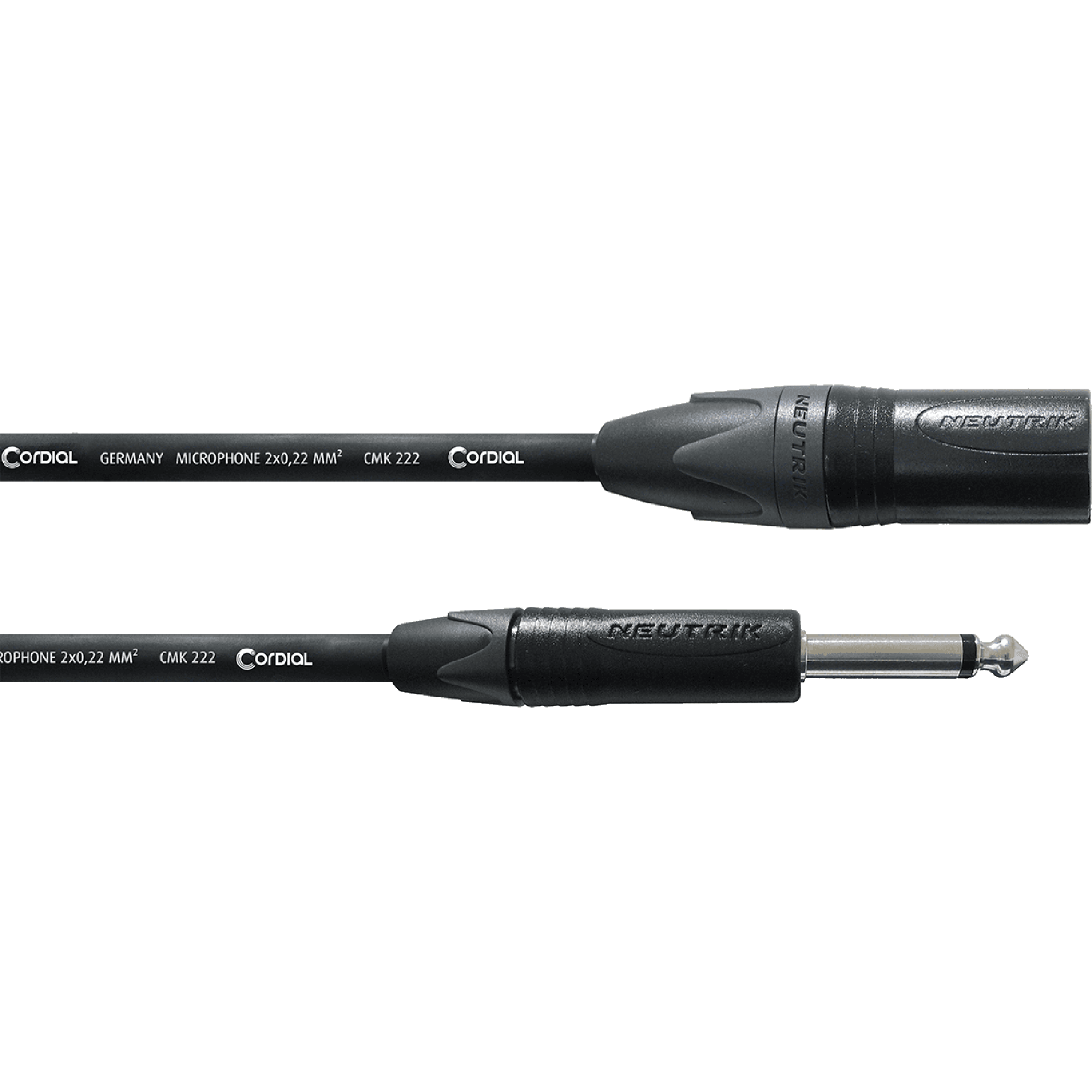 Cordial CPM2.5MP Peak XLR (male) / jack (6.3 mm TS, male) mono 2.5 meter