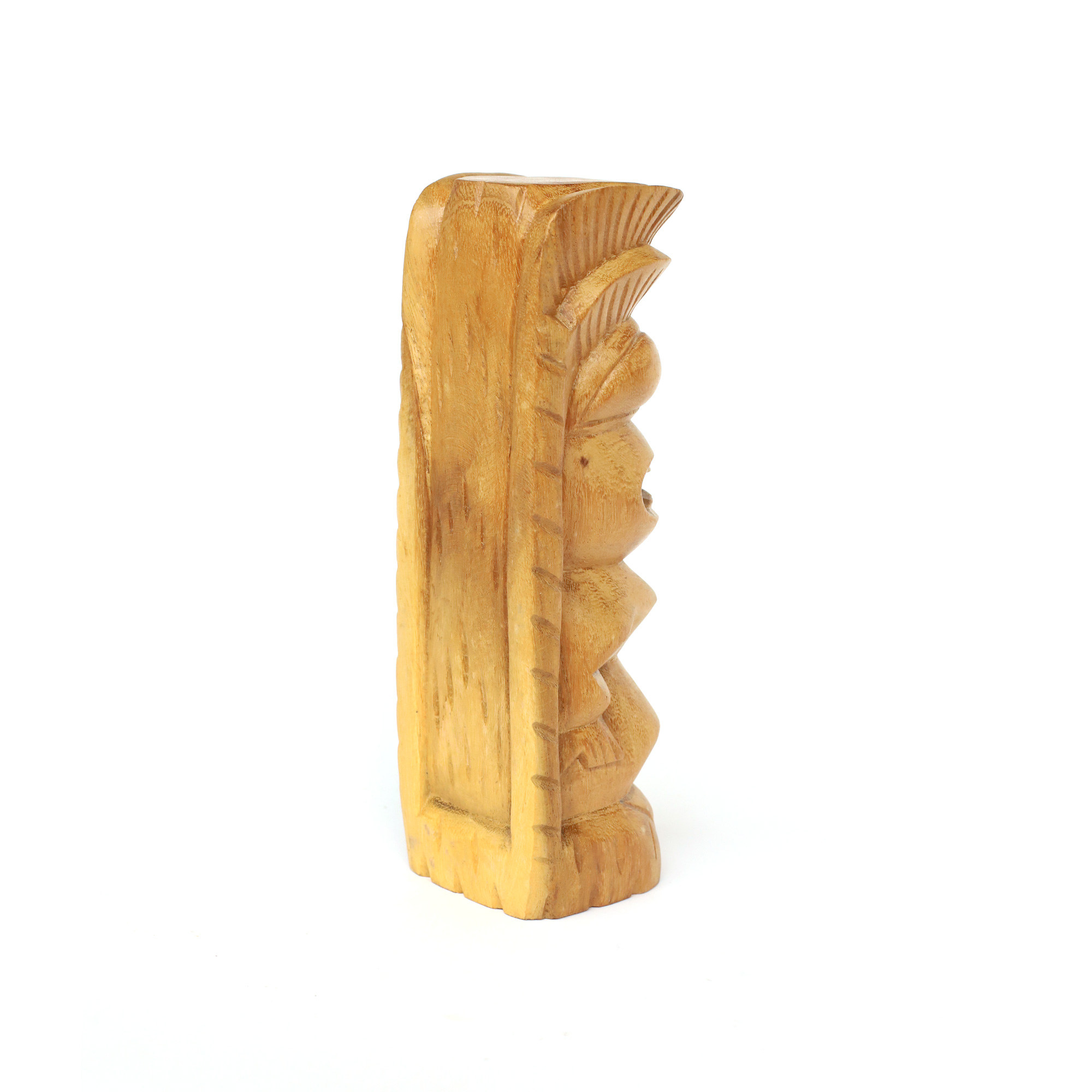 Primitif-Statue aus Suarholz, natur, H 20 cm, B 10 cm, L 9 cm von fischer's lagerhaus