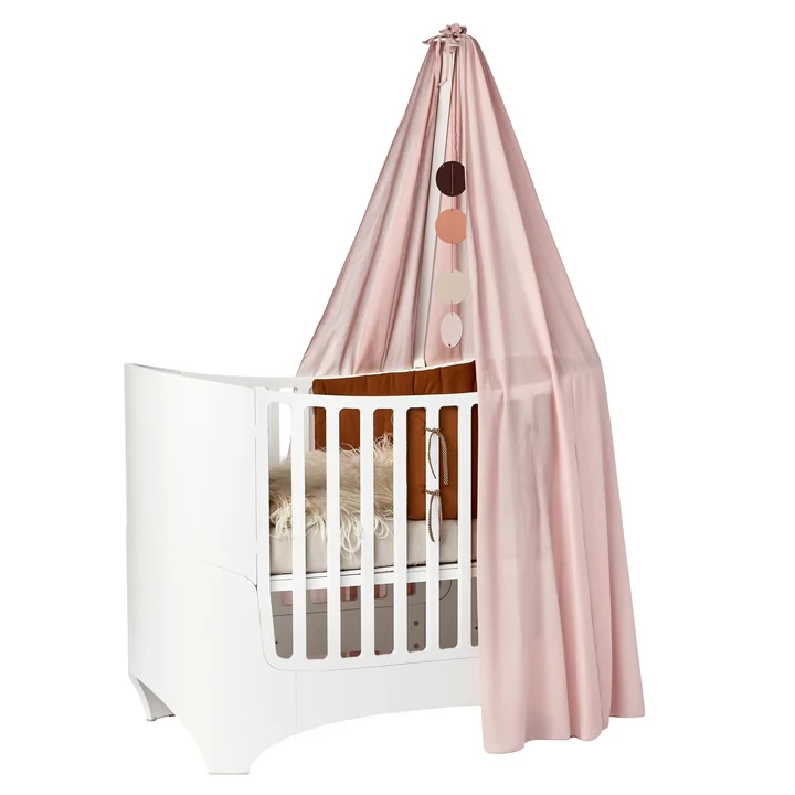 Leander - Himmel für Classic Babybett, 180 x 390 cm, weiss