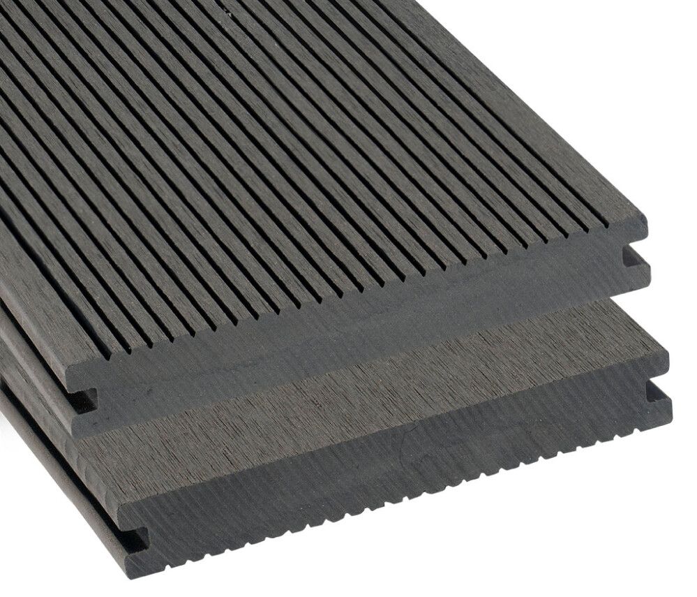 TERRASSEBORD KOMPOSITT 20X140X4000MM GRÅ