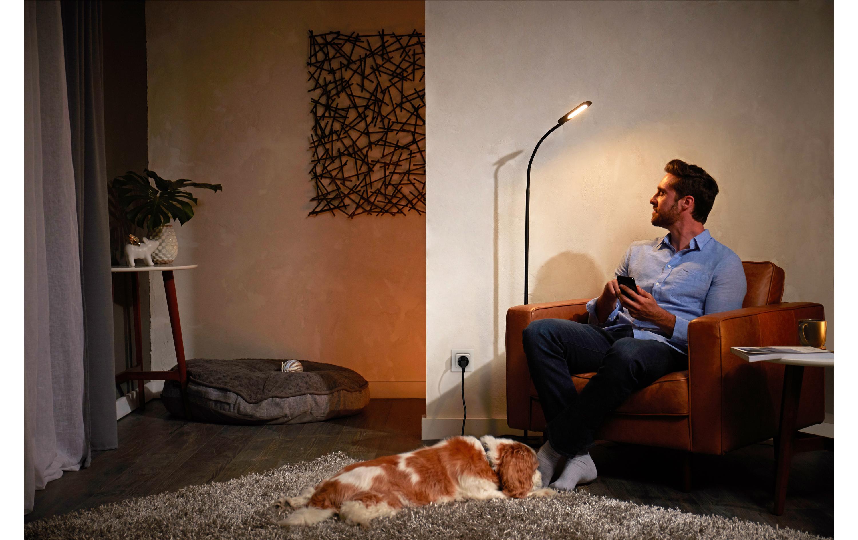 Zubehör Smart Plug Steckdose 3er Set CH Weiss, Bluetooth<br>Hue Steuerung für jede Lampe