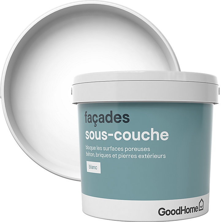 Sous-couche façade GoodHome blanc 5L