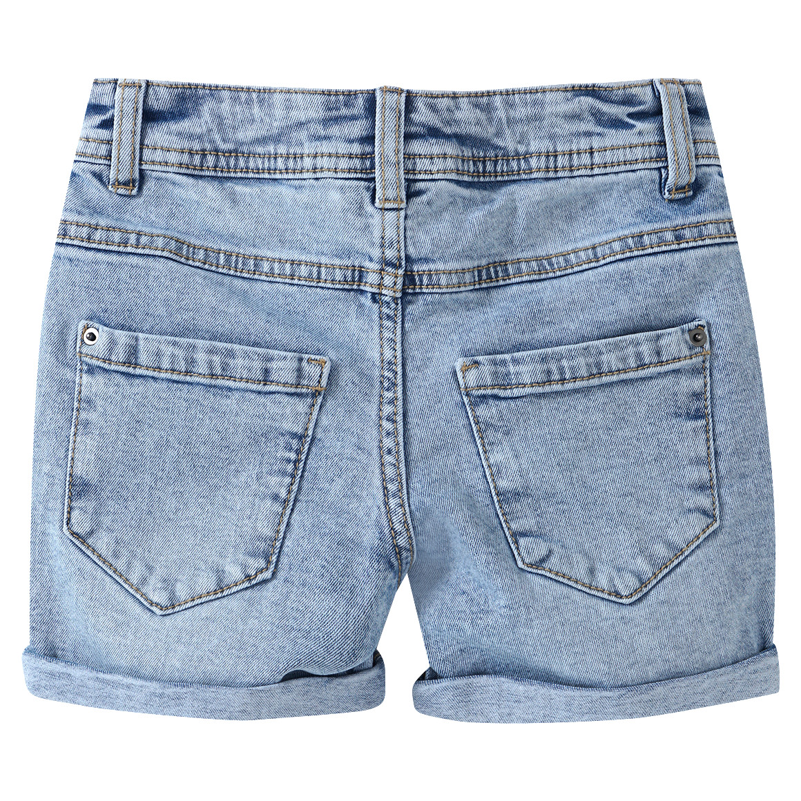 Jonas Nielsen Jungen Jeansshorts im Five-Pocket-Style hellblau