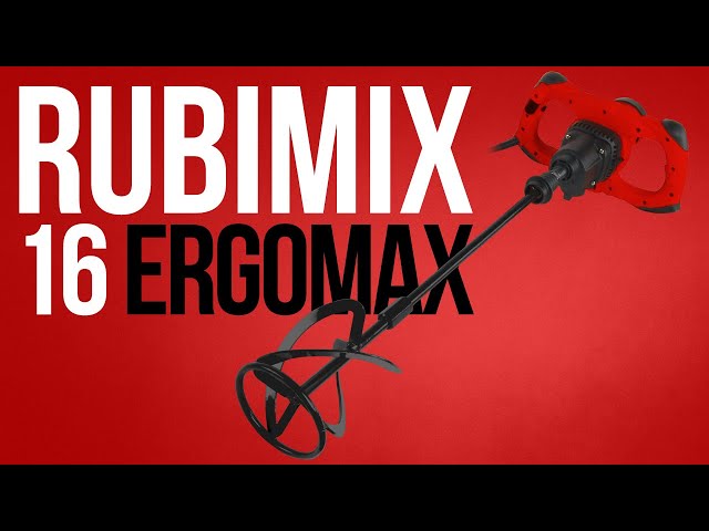 Rubi Rubimix-16 Ergomax Mixer incl. mengarde in koffer - 1600W - 140mm