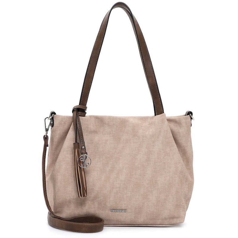 Emily & Noah Elke Bag in Bag Shopper M Sand Combi