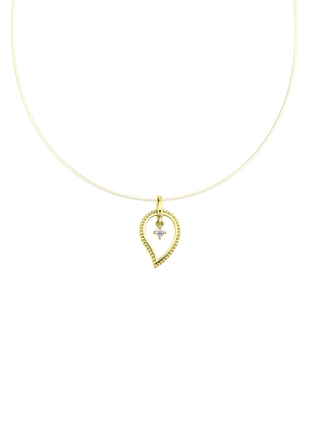 Edler Anhänger aus Gold 585/- fein mit Brillant