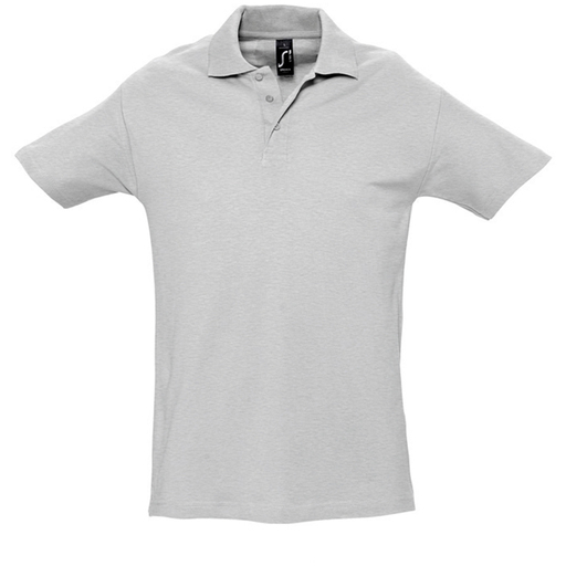 Camisa polo de manga curta lisa Sols Spring II, 100% algodão premium