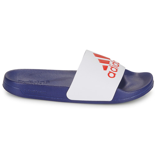 adidas Performance - ADILETTE SHOWER Blanco / Azul / Rojo