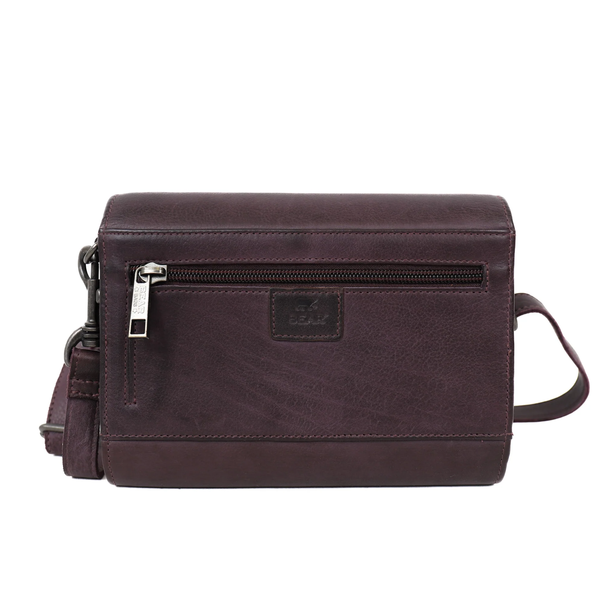 Bear Design Callisto Pelle Clutch/ Schoudertas Elly Plum CP8042