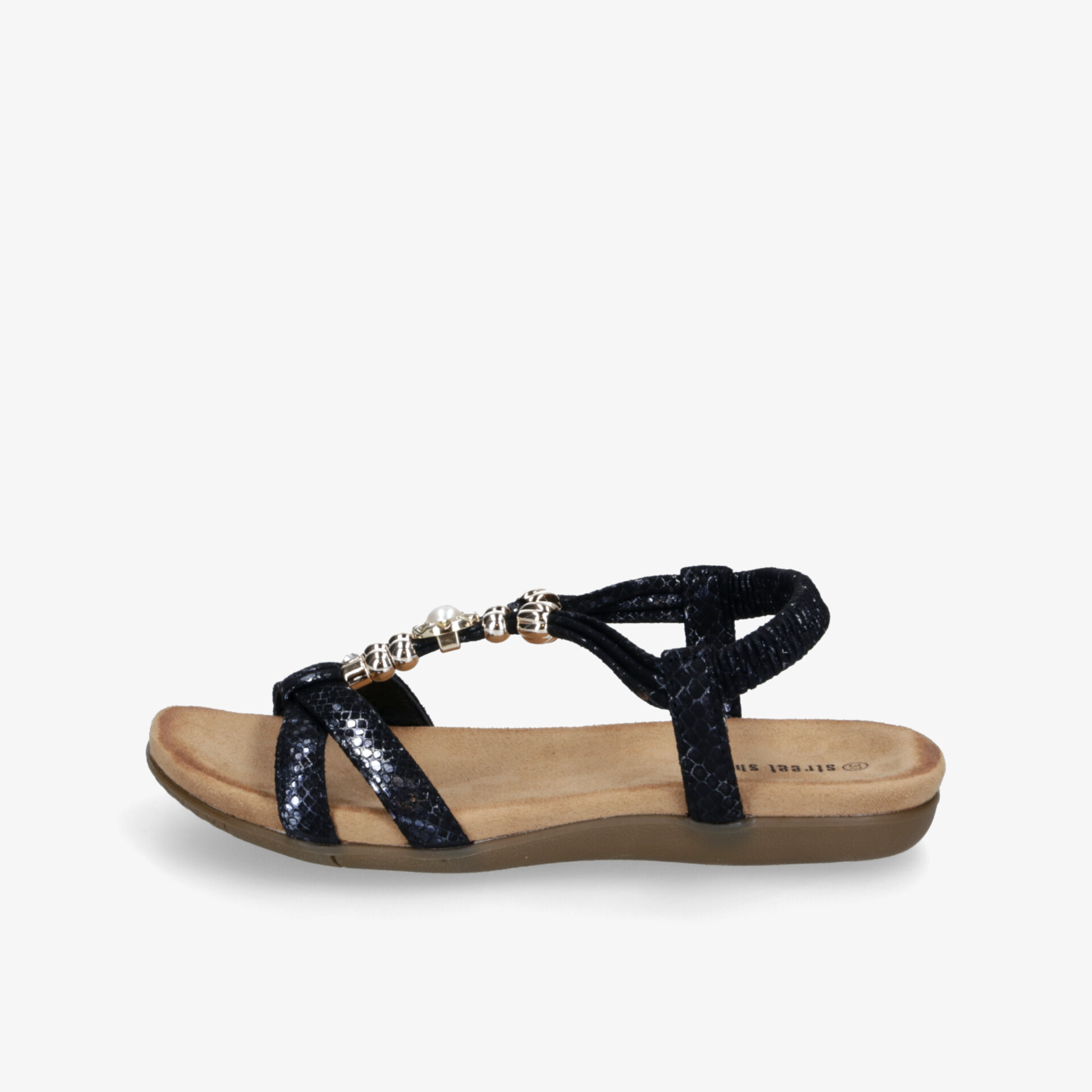 street shoes Damen Riemchensandalen schwarz