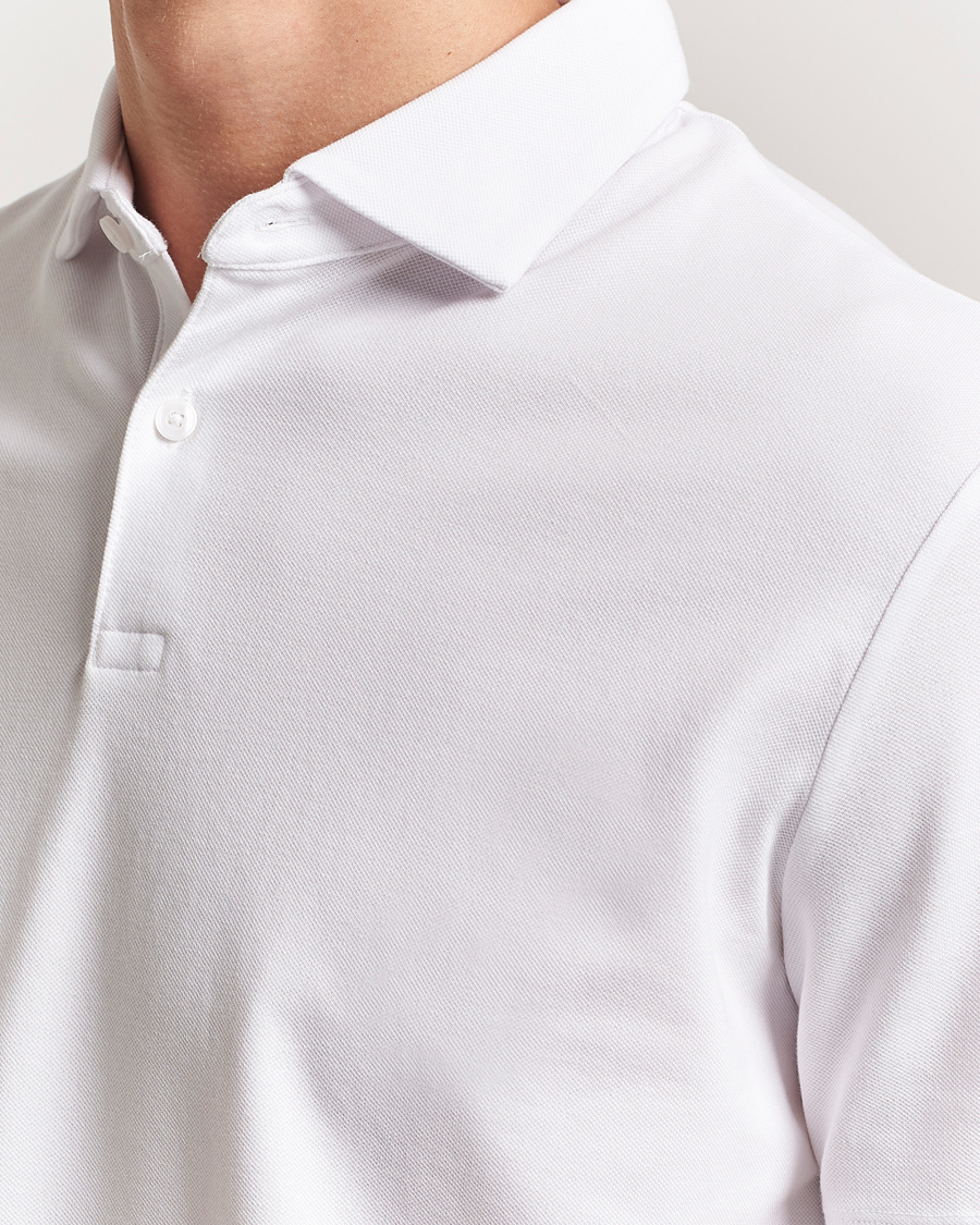 Charles Tyrwhitt Short Sleeve Cotton Pique Polo White