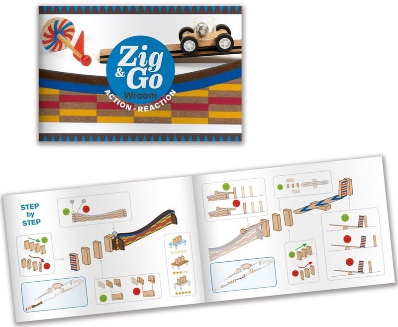 Djeco - Zig & Go XL - Knikkerbaan - Hout - 45 Delig