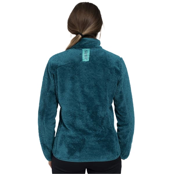 Veste polaire SWIX INFINITY PILE MIDLAYER FULL ZIP W DARK TEAL