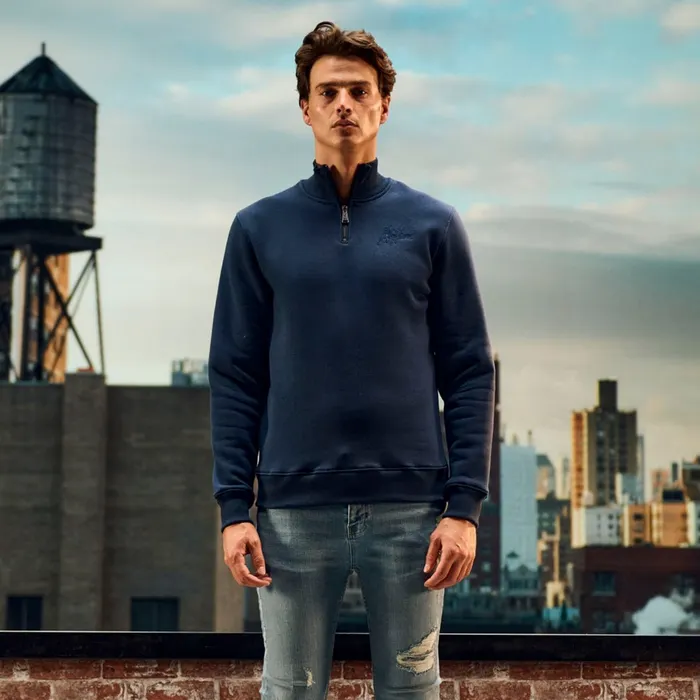 Malelions Turtle Half Zip Sweater Heren