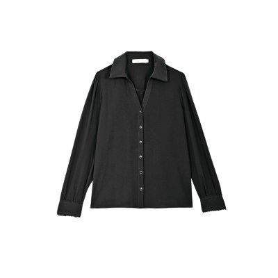 Chemise à manches longues femme Tix NOIR LA PETITE ETOILE
