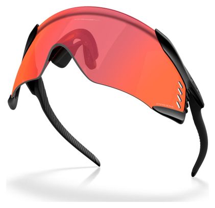 Lunettes Oakley Velo Kato - Matte Black / Prizm Trail Torch / Ref : OO9501-0652